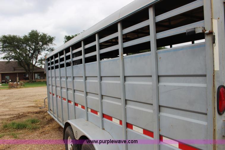 image for item K1006 1999 Circle D livestock trailer