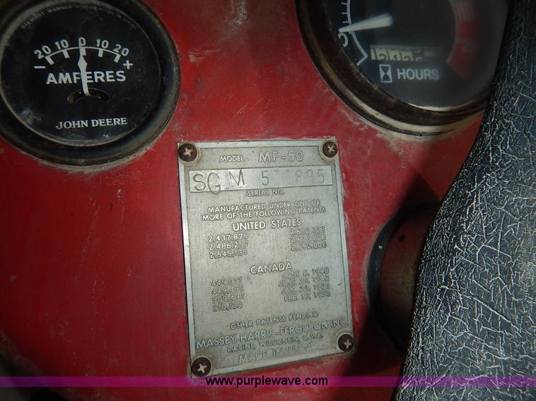image for item K1544 Massey-Ferguson 50 tractor
