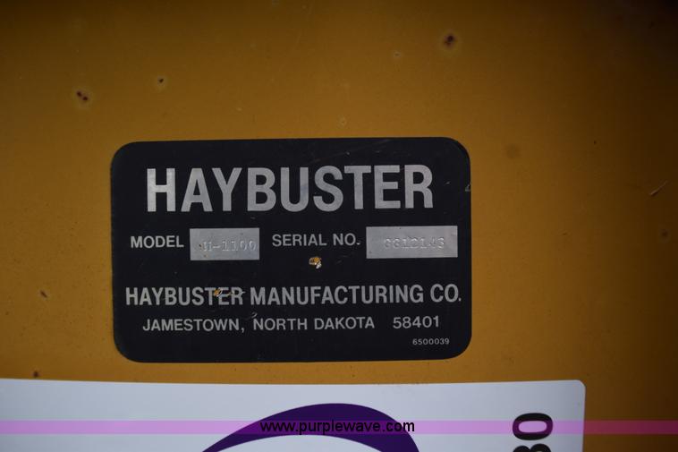 image for item K6180 1988 HayBuster H1100 tub grinder