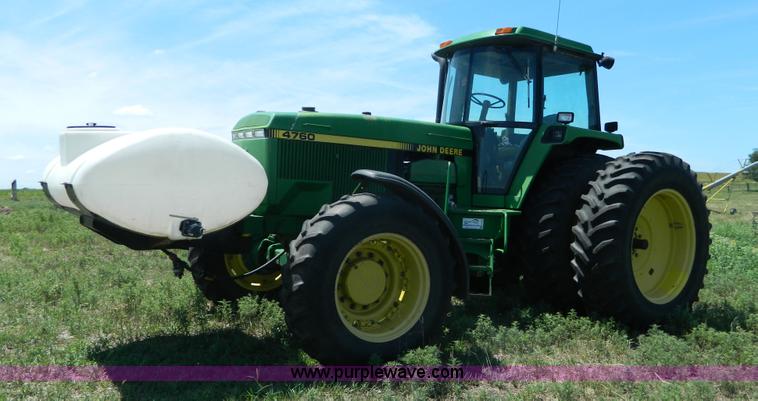 image for item K8153 1992 John Deere 4760 MFWD tractor
