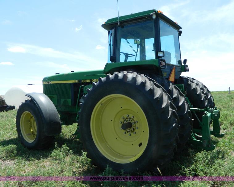 image for item K8153 1992 John Deere 4760 MFWD tractor