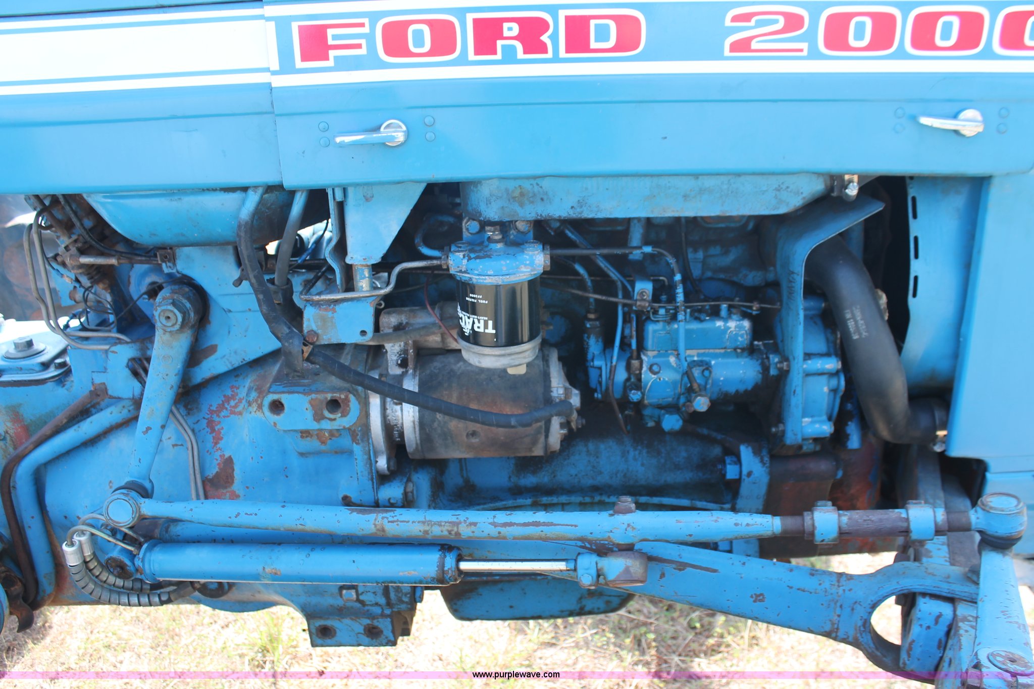 1972 Ford 2000 tractor in Ada, OK Item H8161 sold Purple Wave