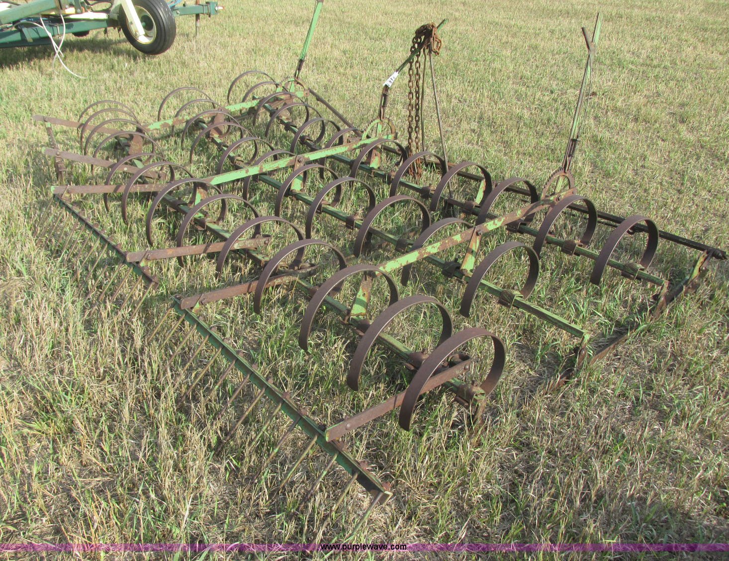 Spring tooth harrow in Lyons, KS Item J8217 sold Purple Wave