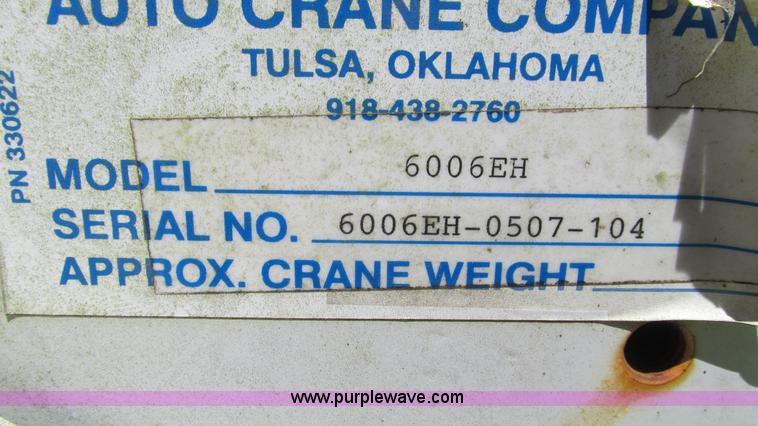 image for item AY9828 Auto-crane 6006EH crane
