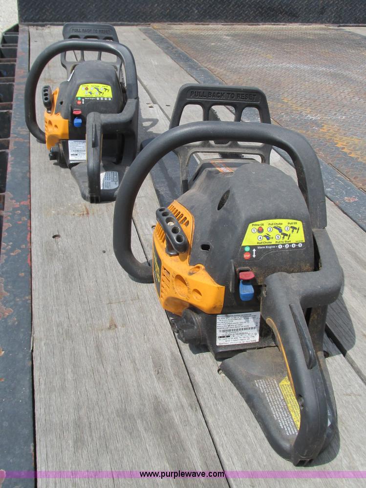 image for item AY9835 (2) Poulan Pro chainsaws