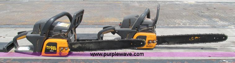 image for item AY9835 (2) Poulan Pro chainsaws