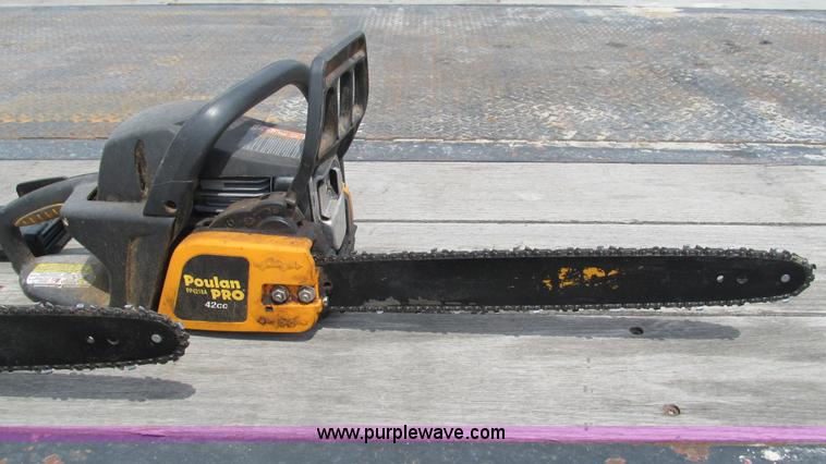 image for item AY9835 (2) Poulan Pro chainsaws