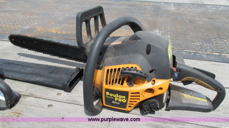 image for item AY9835 (2) Poulan Pro chainsaws