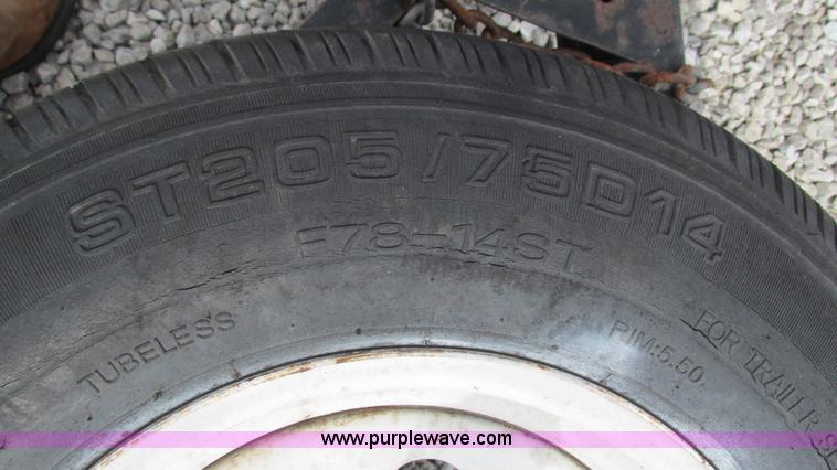 image for item AY9838 2005 Triumph utility trailer