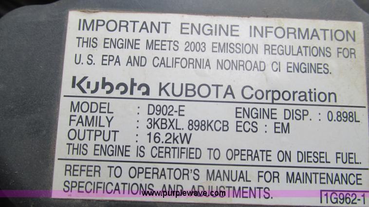 image for item AY9839 2007 Kubota RTV900 utility vehicle
