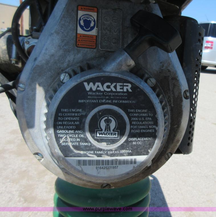 image for item AZ9054 2006 Wacker BS60-2I plate compactor