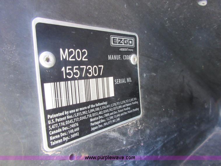 image for item AZ9056 Ez-go M202 golf cart