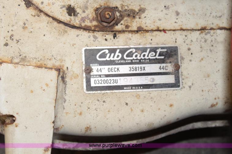 image for item BO9302 International 682 Cub Cadet lawn mower