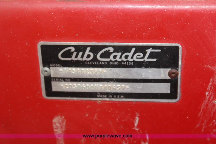 image for item BO9302 International 682 Cub Cadet lawn mower