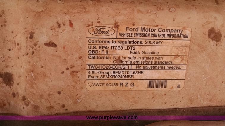image for item F8428 2008 Ford F150 SuperCab pickup truck