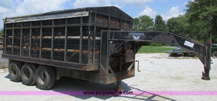image for item H3254 1979 Gross Haul gooseneck dump trailer