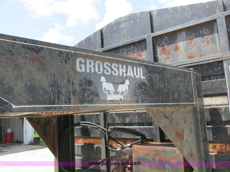 image for item H3254 1979 Gross Haul gooseneck dump trailer
