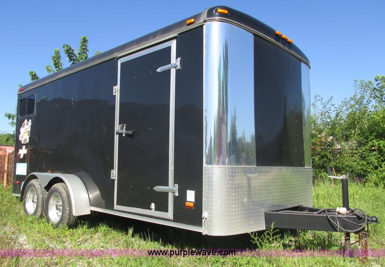 image for item H4535 2003 Great Lakes 7X16TA2S enclosed cargo trailer
