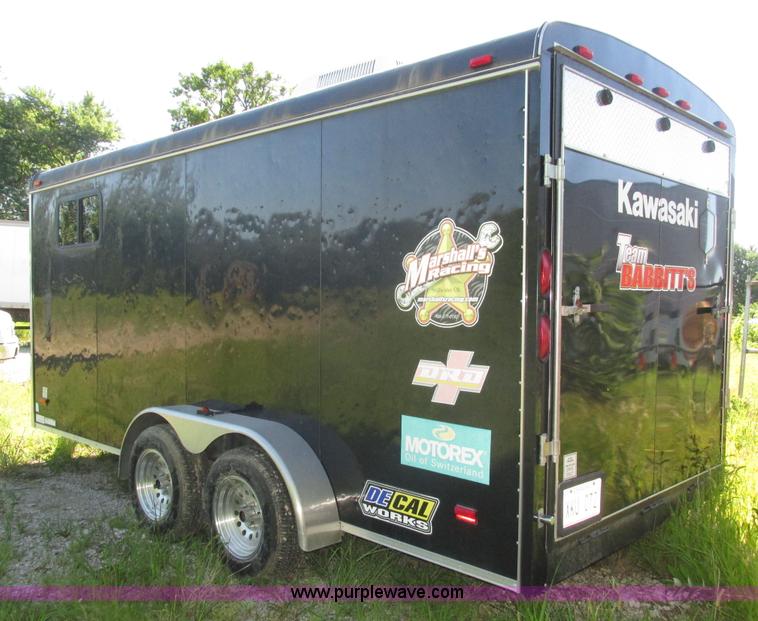 image for item H4535 2003 Great Lakes 7X16TA2S enclosed cargo trailer