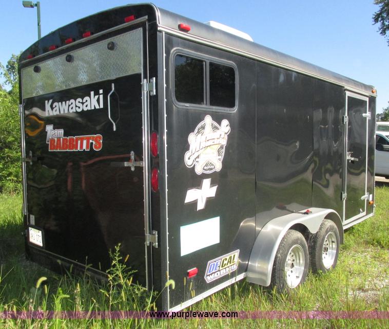 image for item H4535 2003 Great Lakes 7X16TA2S enclosed cargo trailer