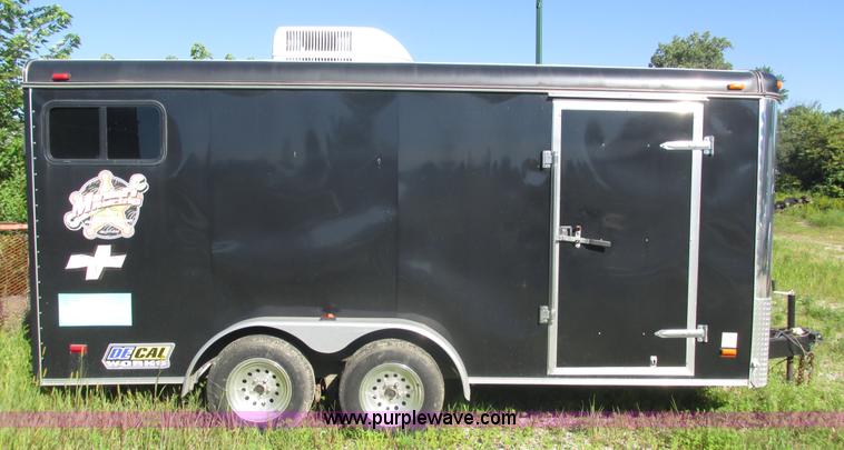 image for item H4535 2003 Great Lakes 7X16TA2S enclosed cargo trailer