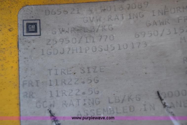 image for item I2041 1995 GMC TopKick flatbed truck