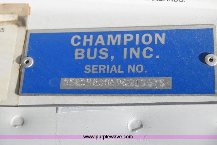 image for item I2042 2008 Chevrolet Express 3500 Cargo Champion bus