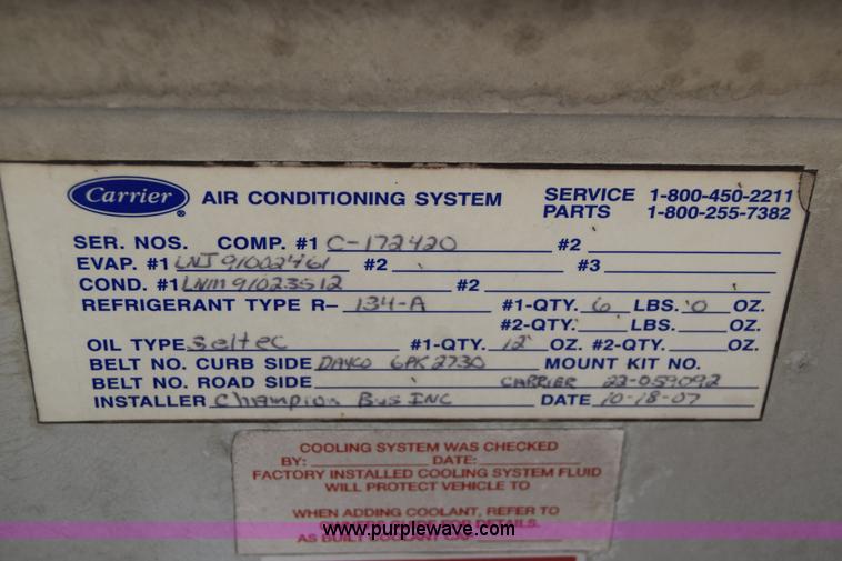 image for item I2042 2008 Chevrolet Express 3500 Cargo Champion bus