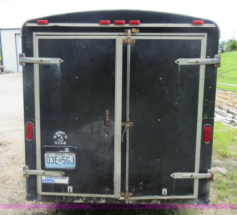 image for item I2809 2002 Coose enclosed cargo trailer