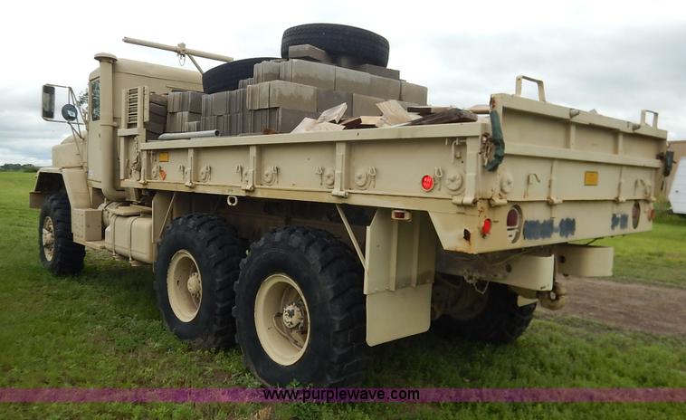 image for item J3882 1990 BMY flatbed truck