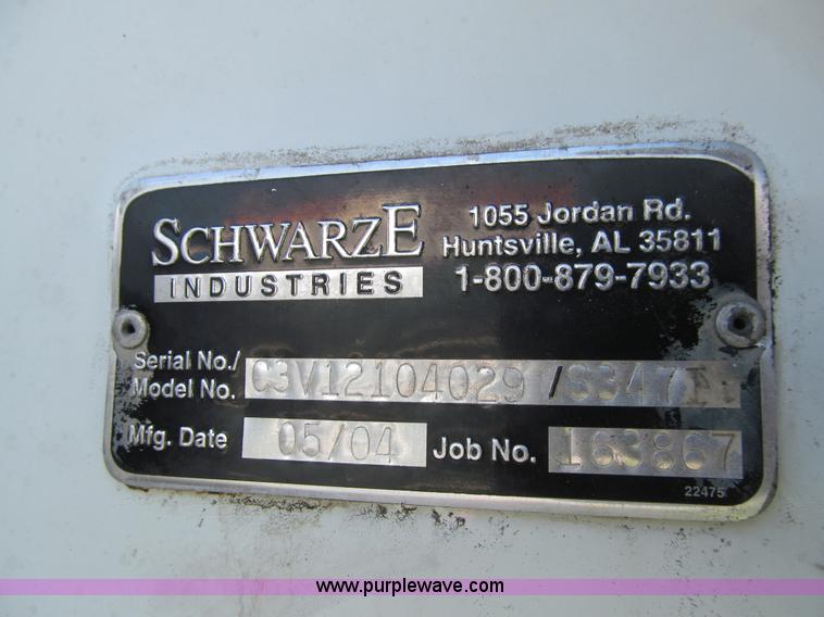 image for item K5737 2004 Schwarze S347I self-propelled sweeper