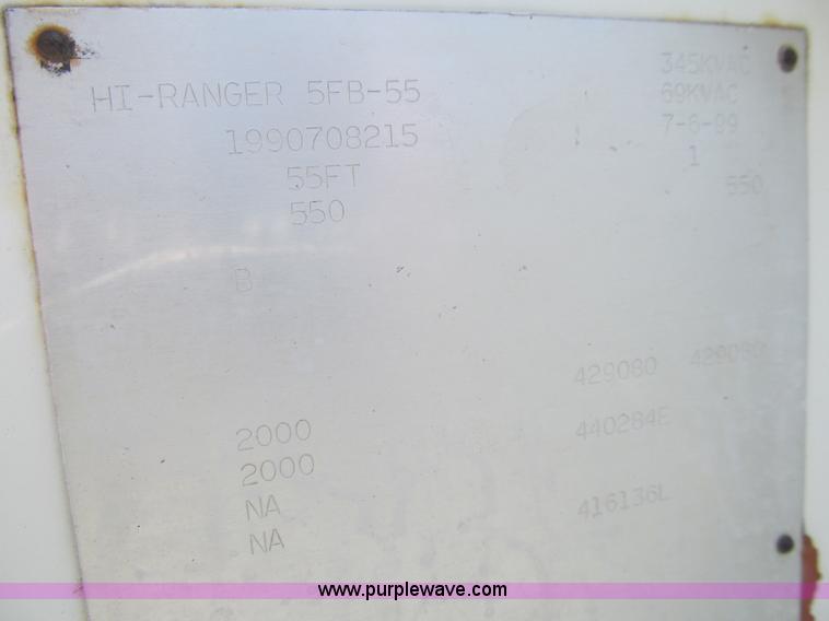 image for item K5739 2000 International 4700 bucket truck