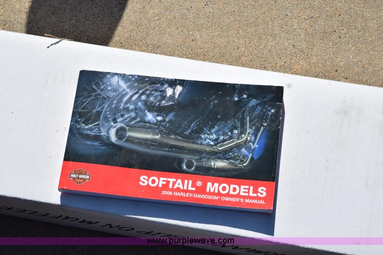 image for item K6179 2006 Harley Davidson Softail Deluxe motorcycle