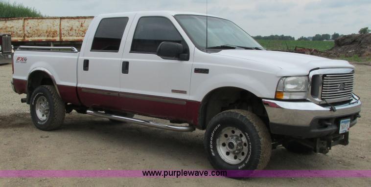 image for item K6503 2003 Ford F350 Super Duty Lariat Crew Cab pickup truck