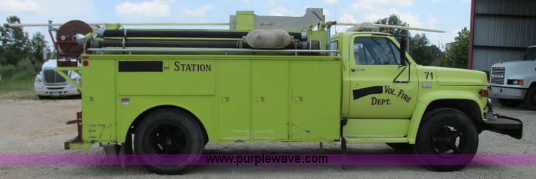 image for item R9369 1983 Chevrolet Kodiak C70 fire truck