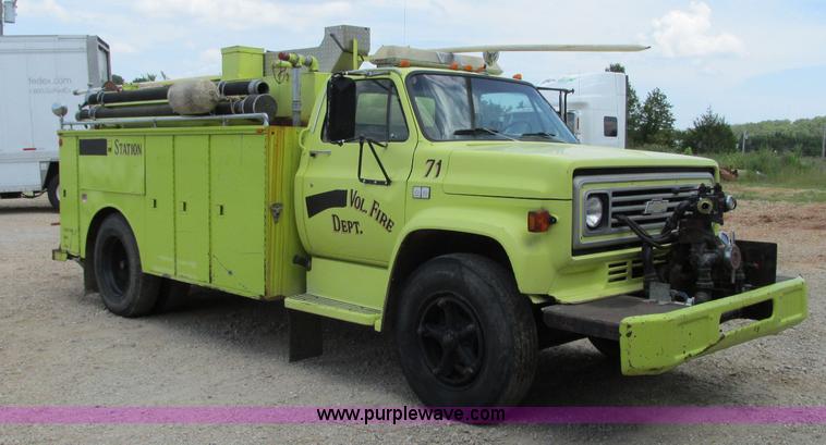 image for item R9369 1983 Chevrolet Kodiak C70 fire truck