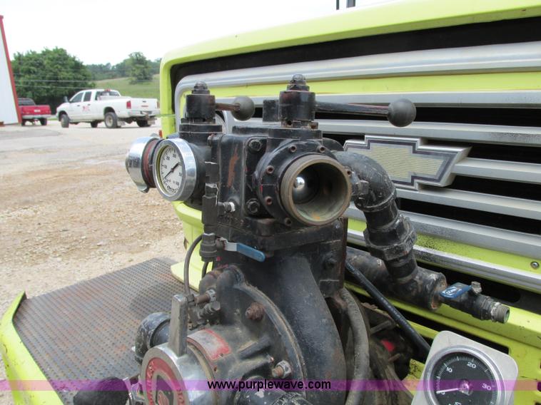 image for item R9369 1983 Chevrolet Kodiak C70 fire truck