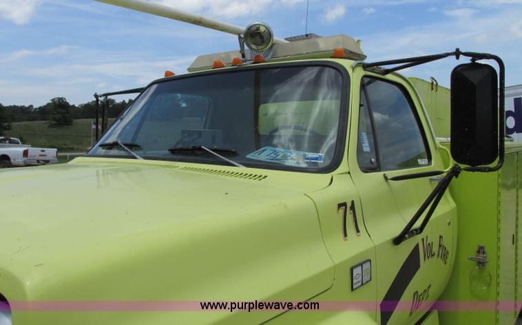 image for item R9369 1983 Chevrolet Kodiak C70 fire truck