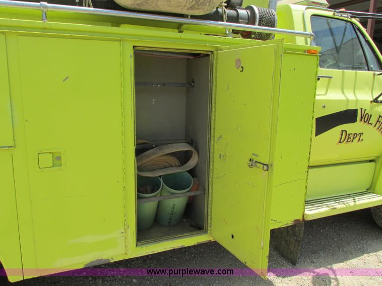 image for item R9369 1983 Chevrolet Kodiak C70 fire truck