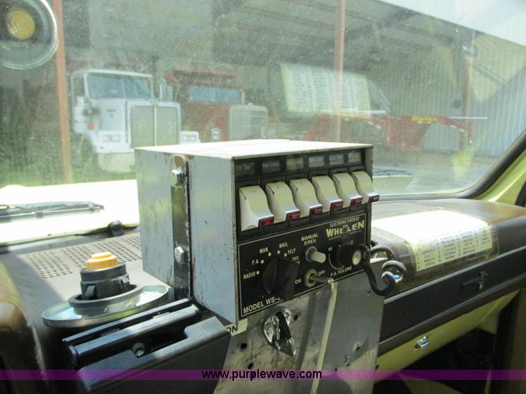 image for item R9369 1983 Chevrolet Kodiak C70 fire truck