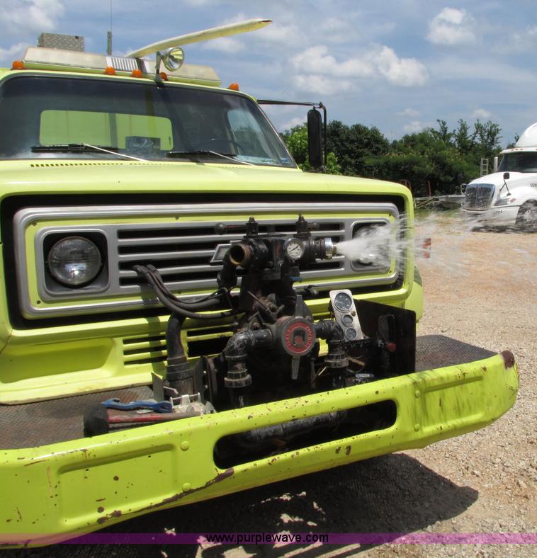 image for item R9369 1983 Chevrolet Kodiak C70 fire truck