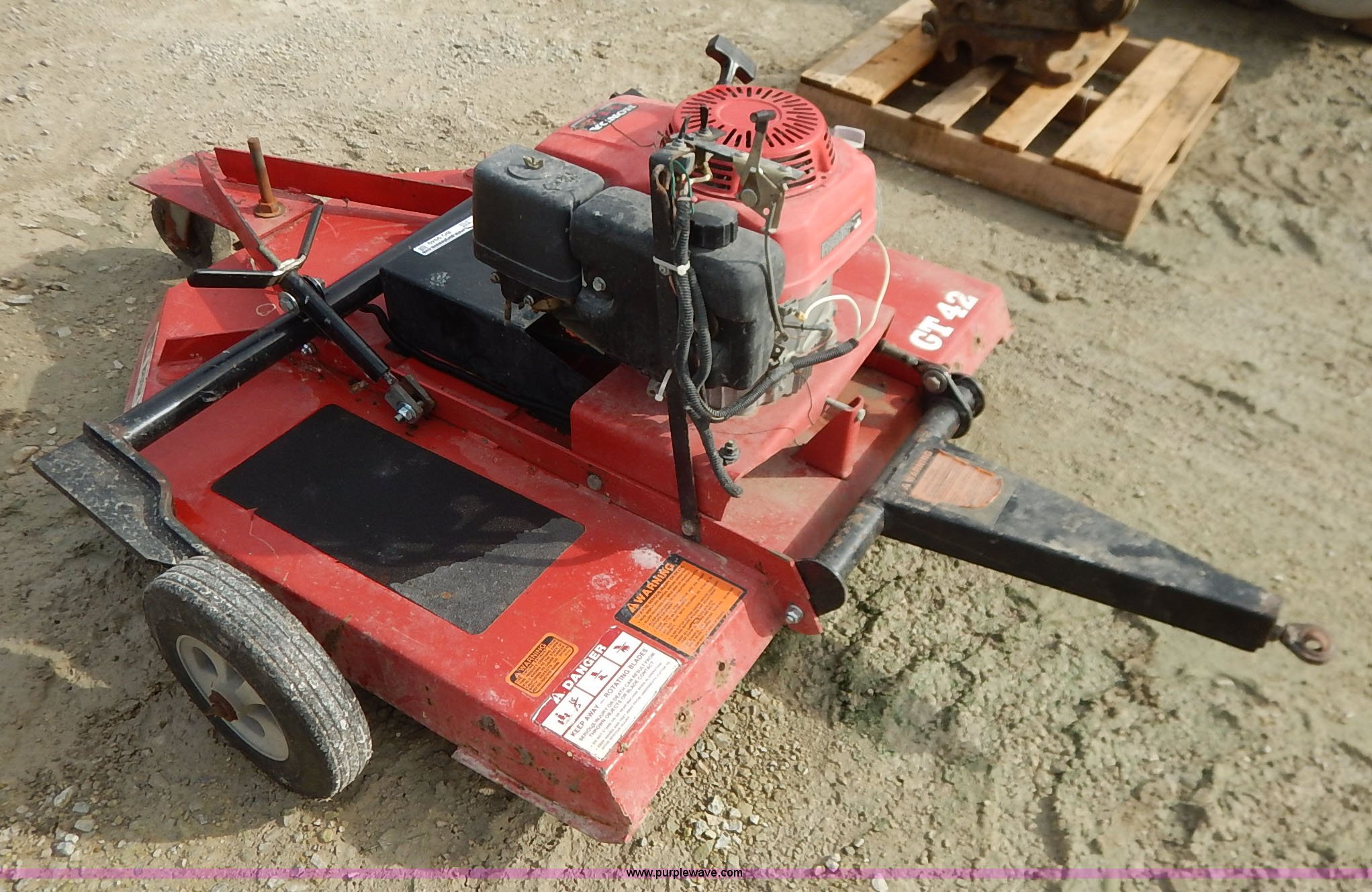 Bush Hog GT42 rotary mower in St. Marys, KS Item BO9949 sold Purple