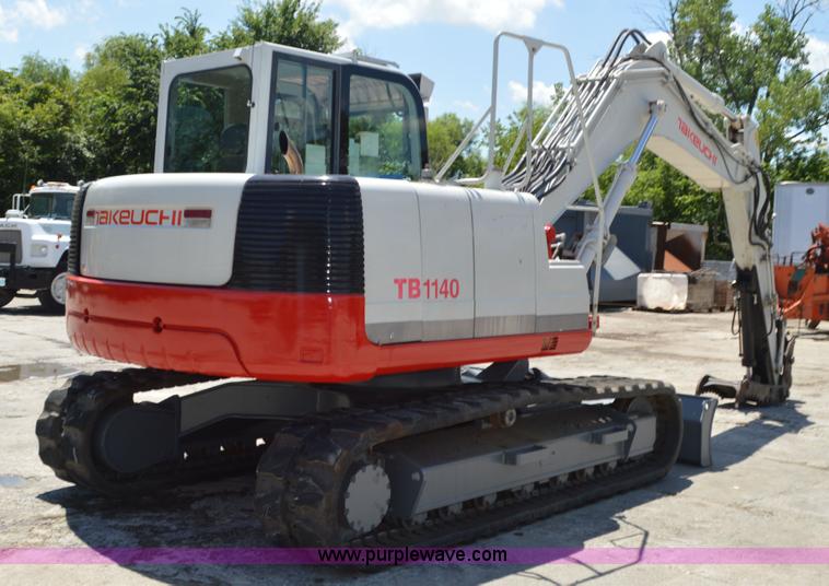 image for item AV9896 2008 Takeuchi TB1140 compact excavator