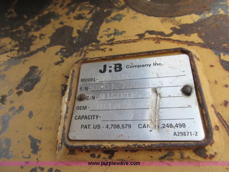 image for item AZ9008 JRB WB140 excavator impact hammer