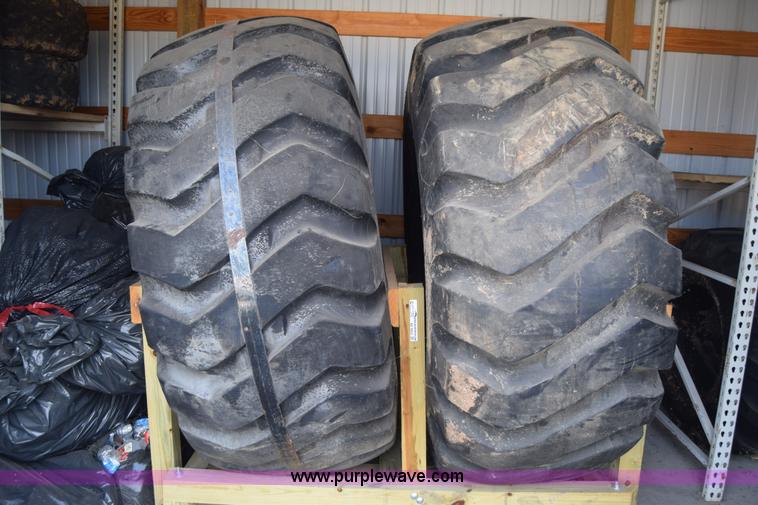 image for item AZ9023 (2) Firestone 29.5-29 tires