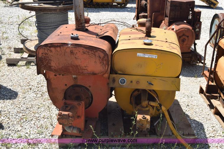 image for item AZ9042 (2) Wisconsin four cylinder gas engines