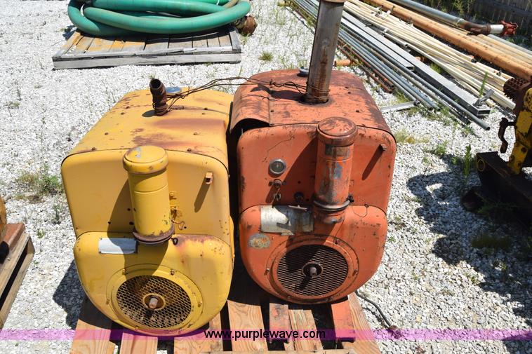 image for item AZ9042 (2) Wisconsin four cylinder gas engines