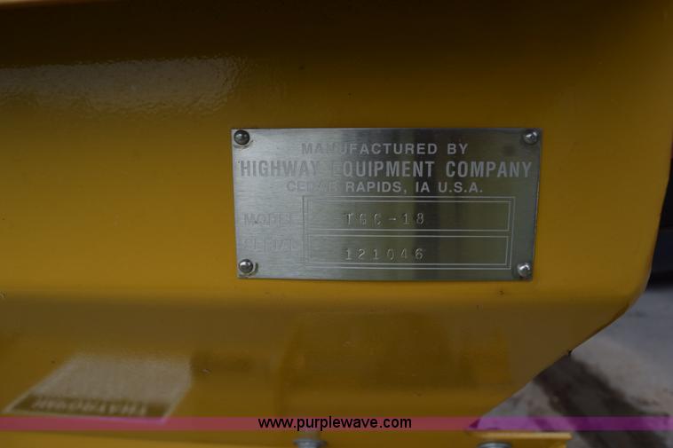 image for item BI9386 Hi-way TGC-18 side dump conveyor