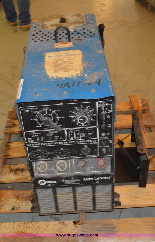 image for item BK9695 Miller Legend welder/generator