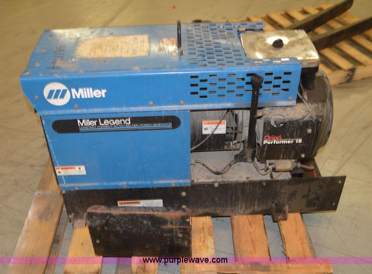 image for item BK9695 Miller Legend welder/generator